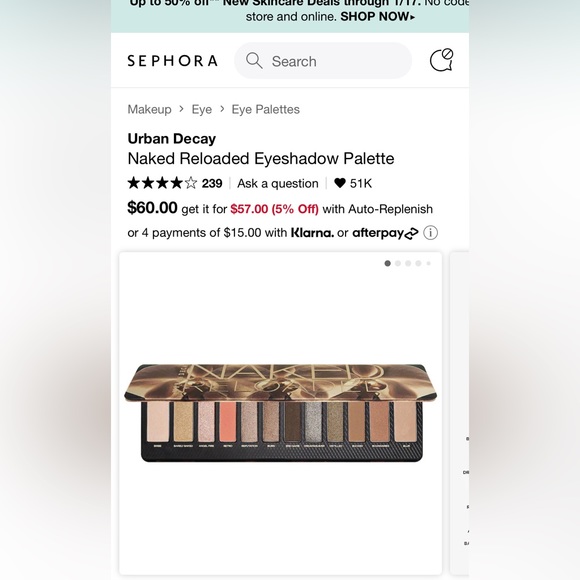 Urban Decay Reloaded Palette - Picture 7 of 11